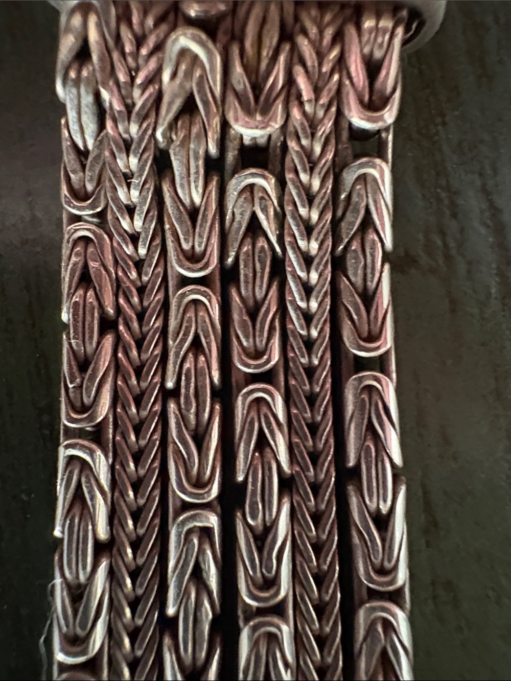 Silpada B1452 Go Gorgeous 6-Strand Sterling Silver Bracelet 64g Retired 925 - Picture 8 of 12